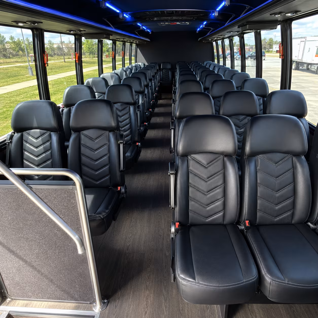 buses for multi day wedding weekends across denton county