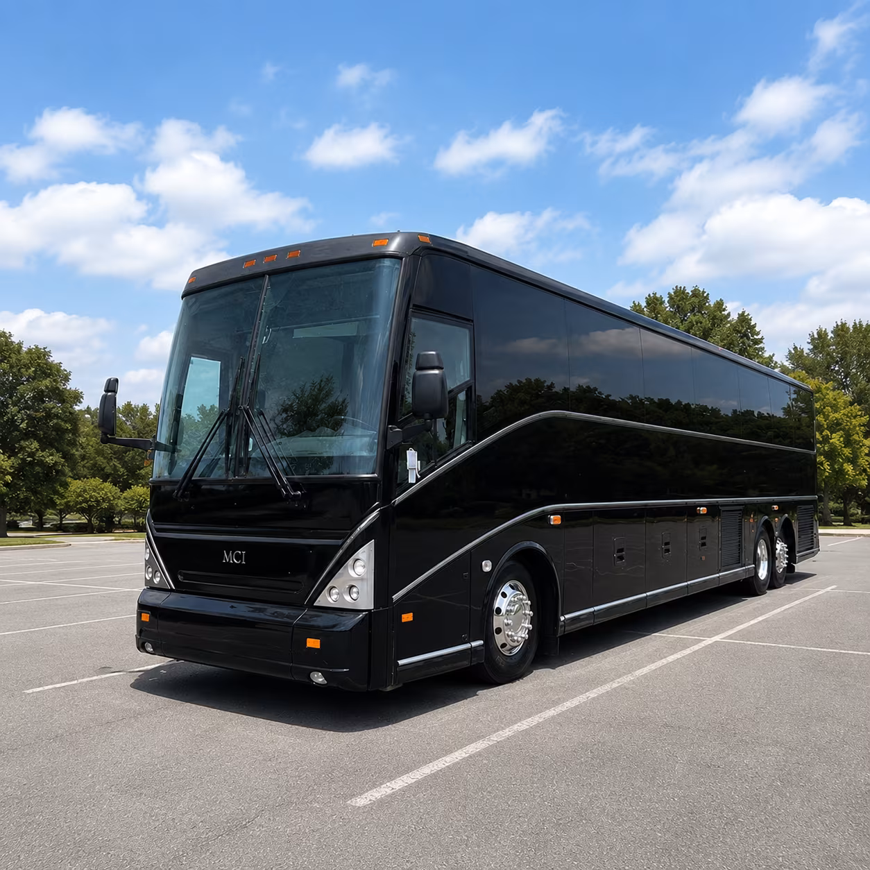 charter bus shuttle service for warehouse and distribution groups near flower mound
