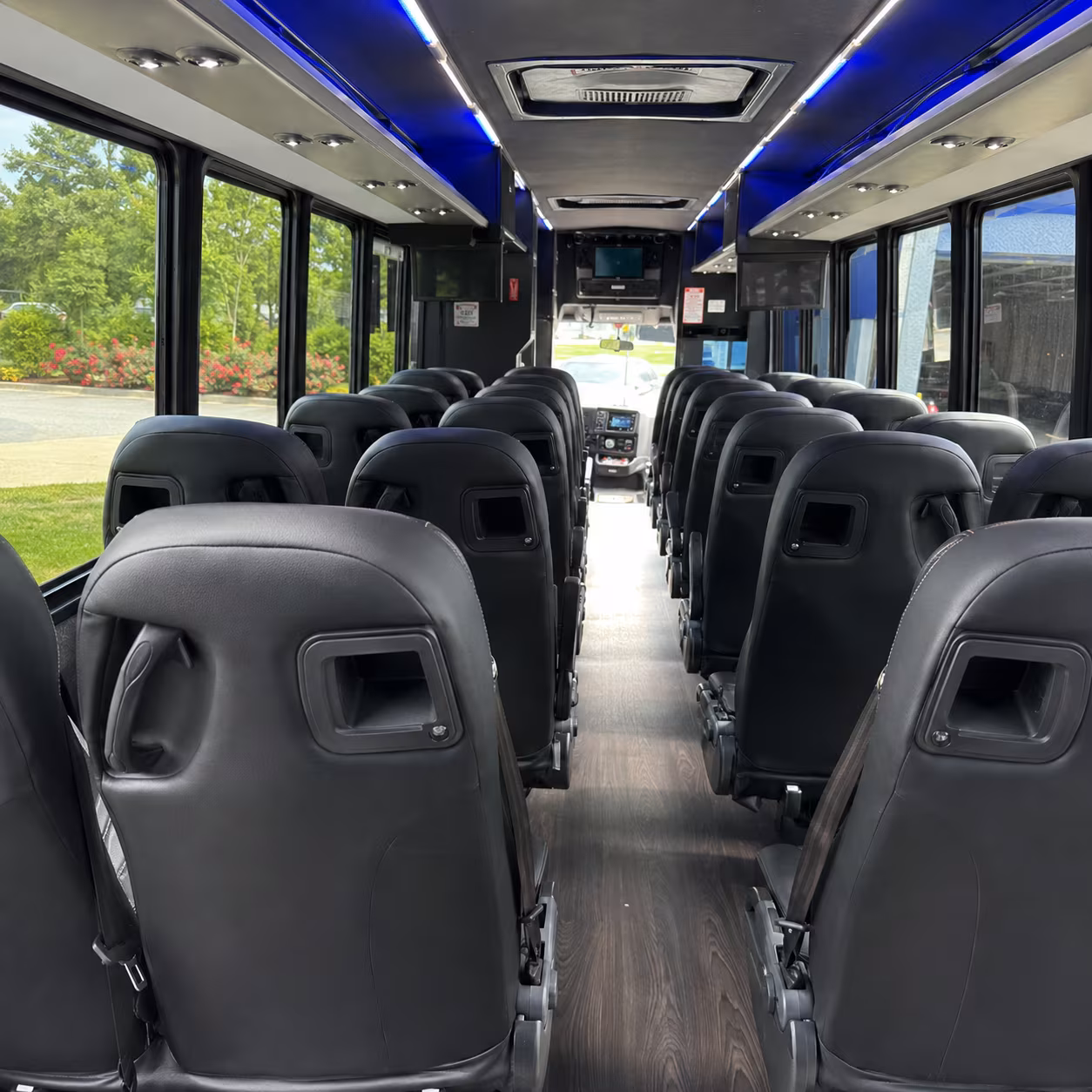 charter buses for wedding guests arriving at dfw airport