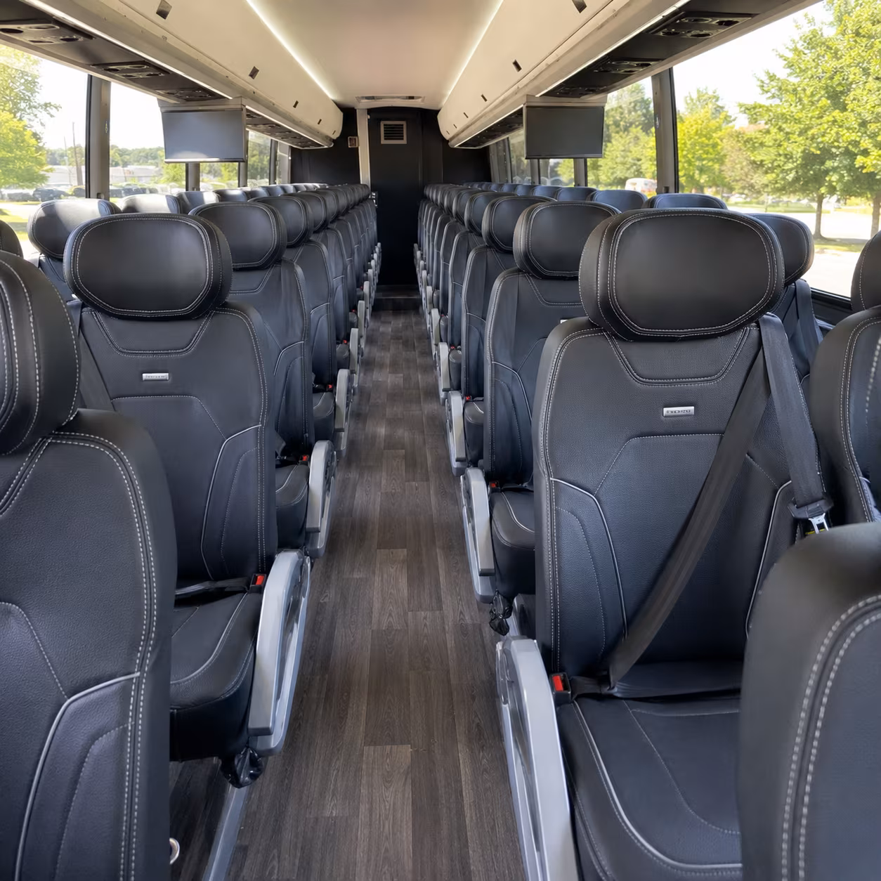 dfw international airport charter bus rentals group transfers