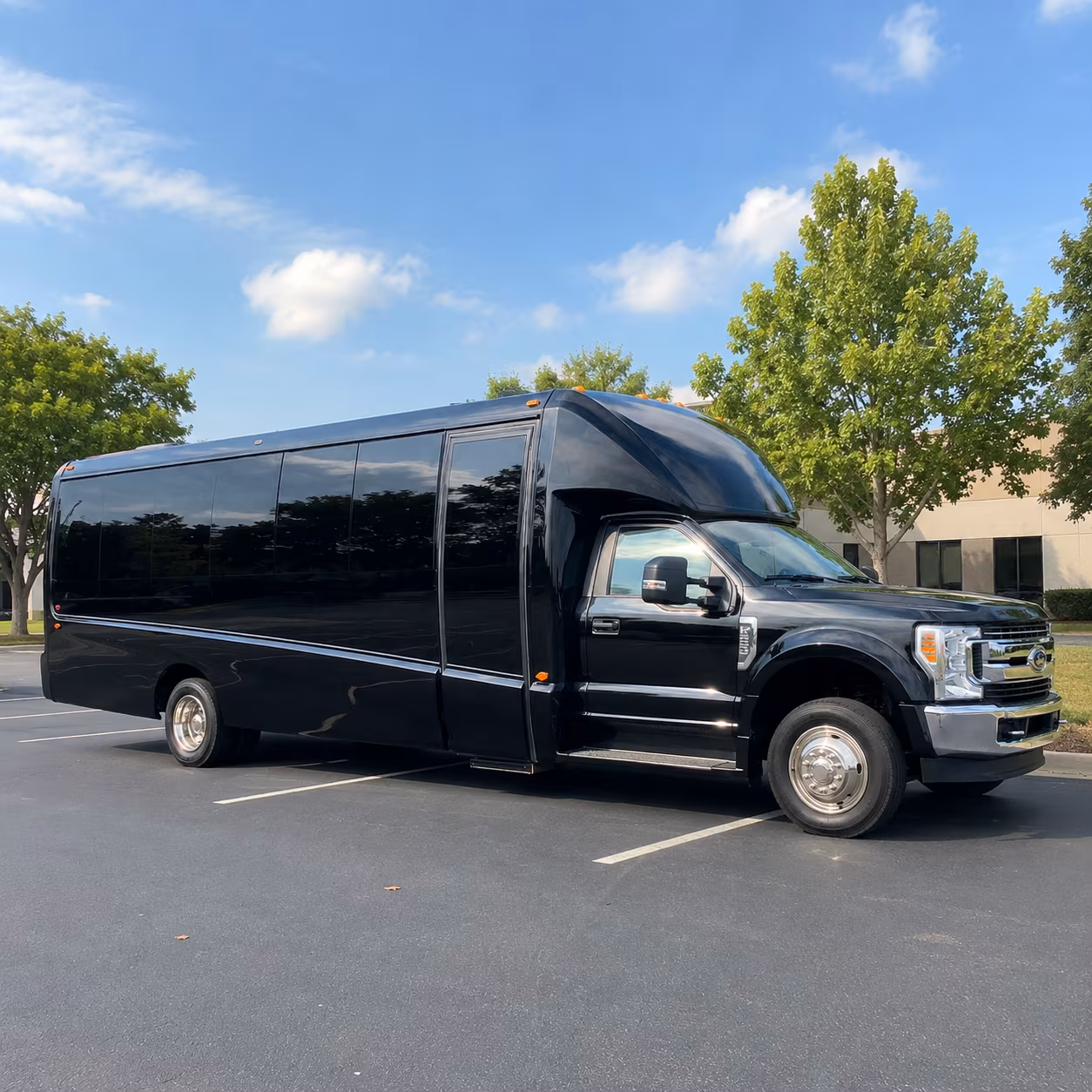 field trip bus rentals for flower mound high school and career day events