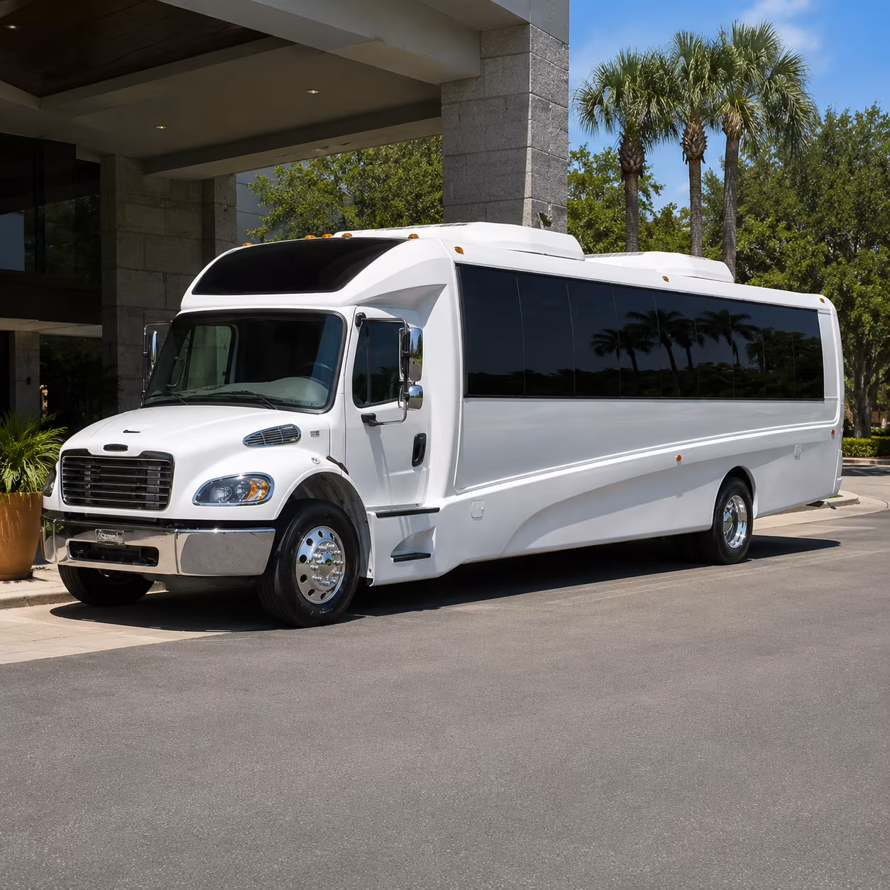 flower mound 35 passenger minibus