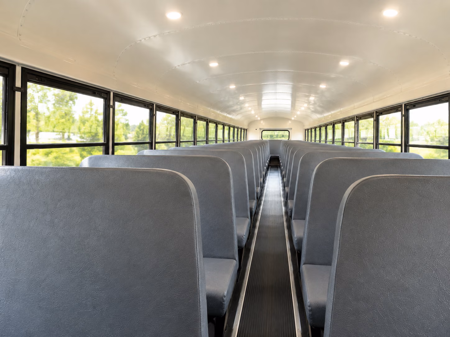flower mound school bus interior