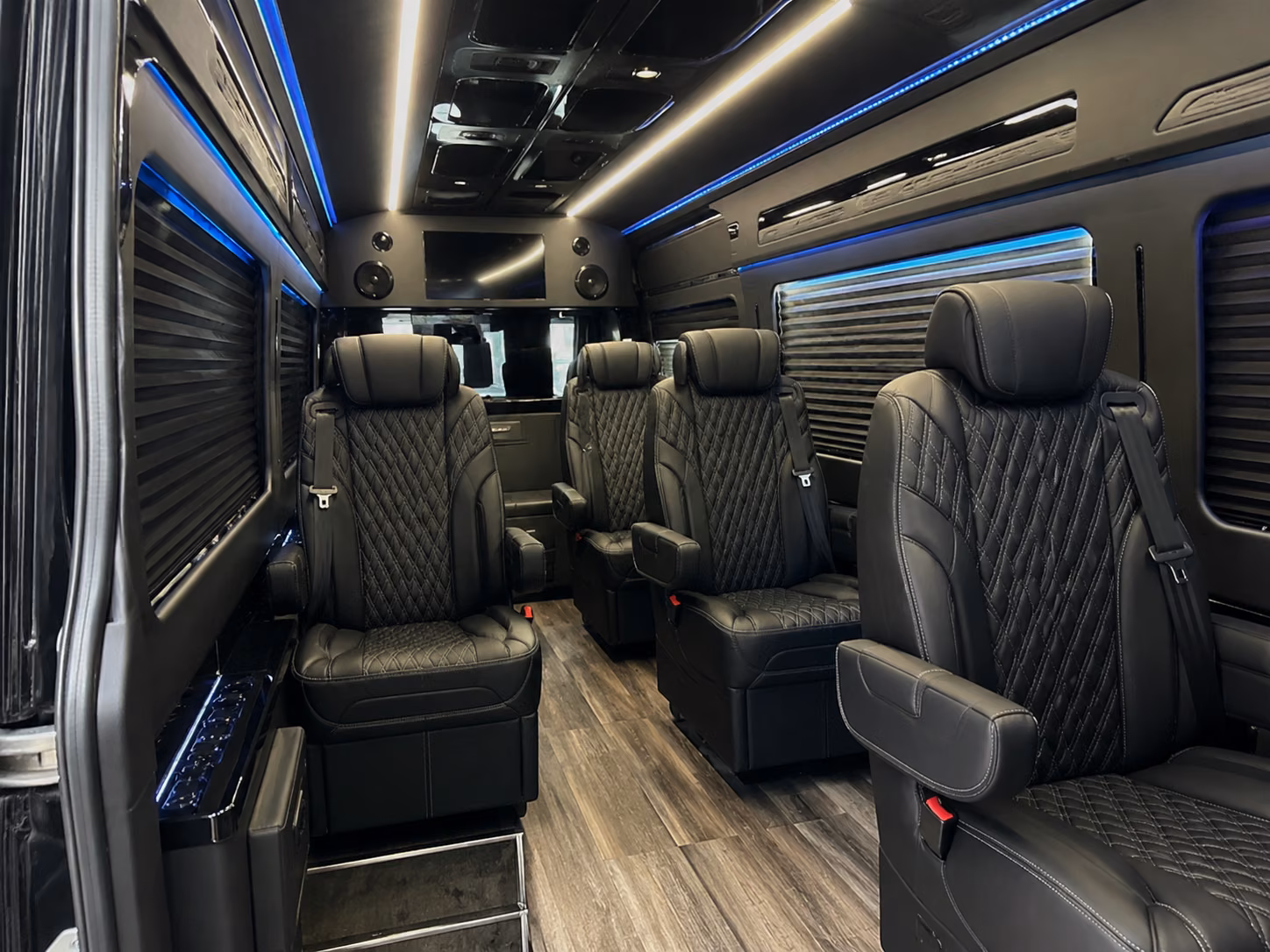flower mound sprinter van with driver inside