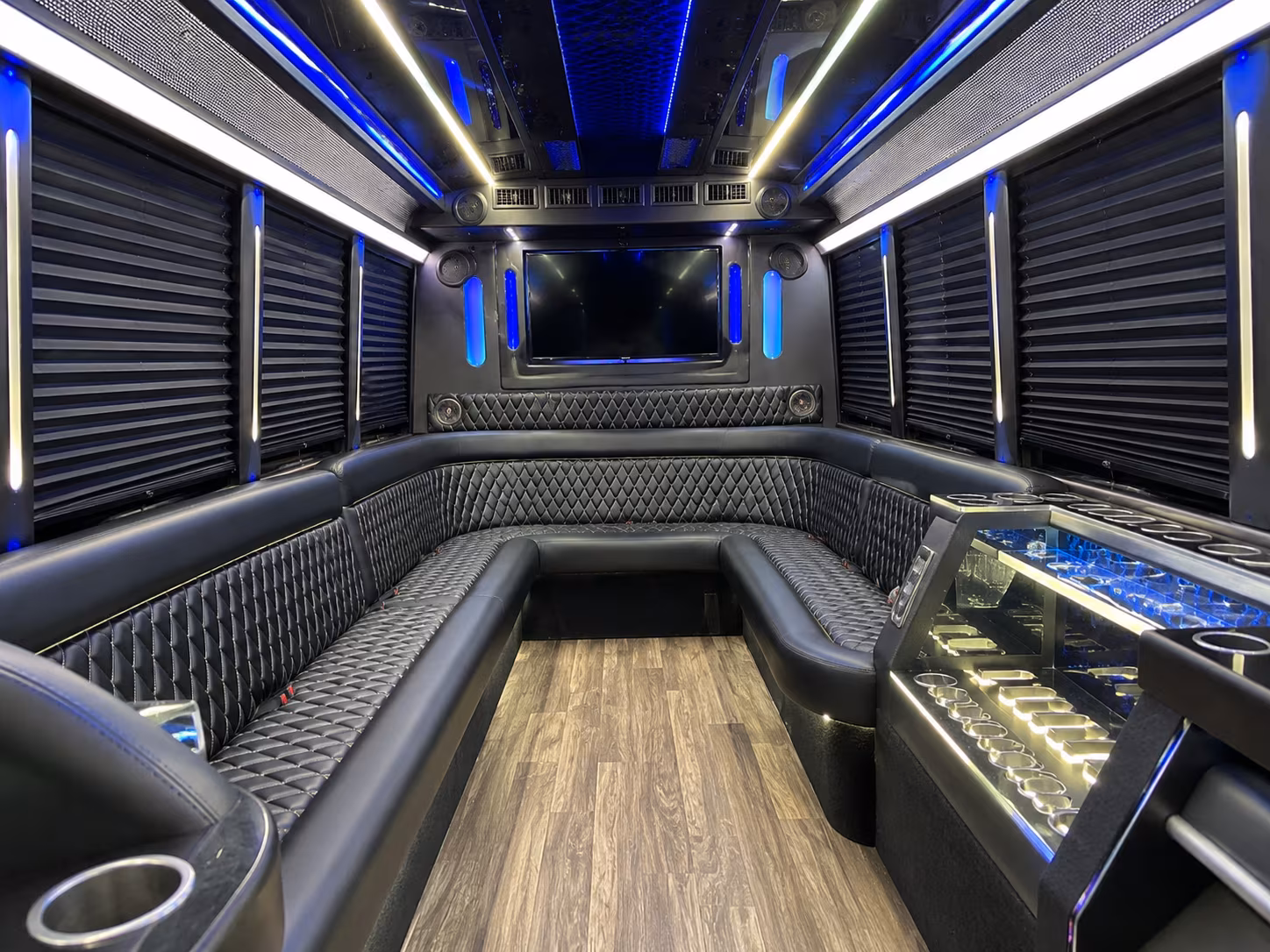 flower mound wedding party bus rental
