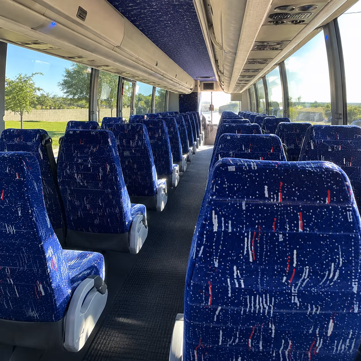 flower mound wedding transportation onboard seating